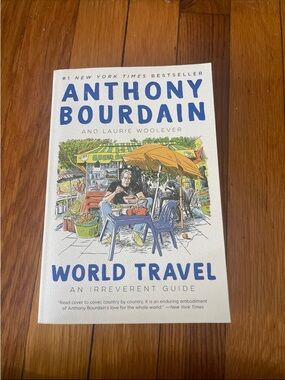 Anthony Bourdain World Travel Paperback - White & Blue Cover
